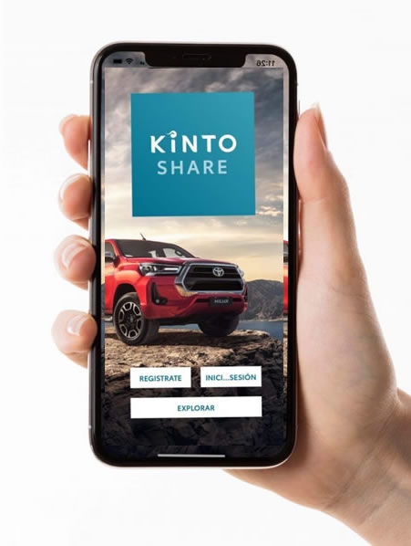 Kinto App en celular